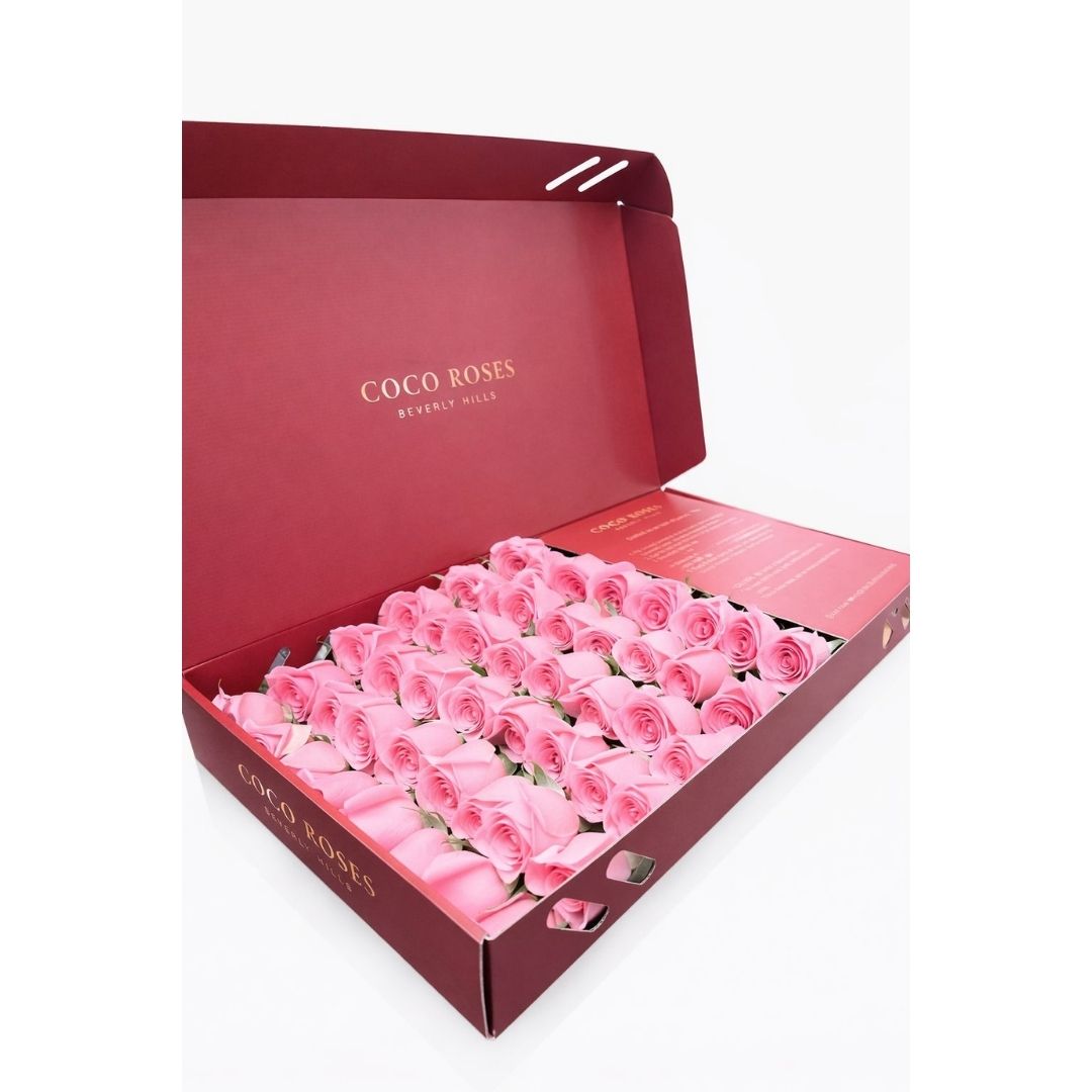 The Passion Rouge (Red Box – Pink Roses)