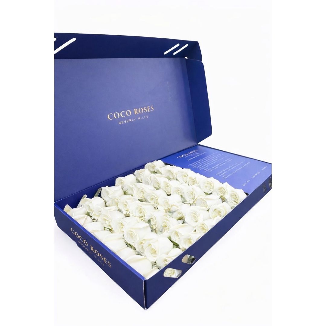 The Royal Sapphire (Blue Box – White Roses)